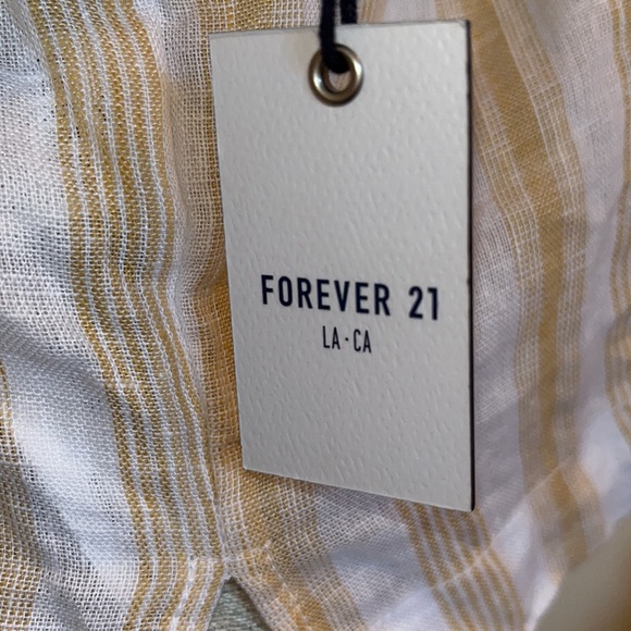 FOREVER 21 LIGHTWEIGHT LINEN/RAYON CROP TOO NWT - Picture 5 of 6